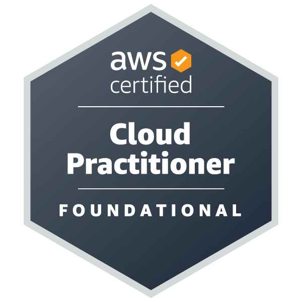 AWS Certified Cloud Practitioner 證照圖片